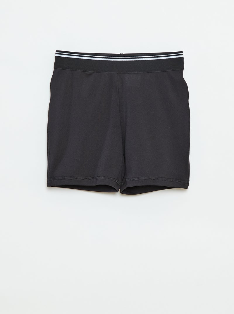 Short tipo ciclista de deporte Negro - Kiabi
