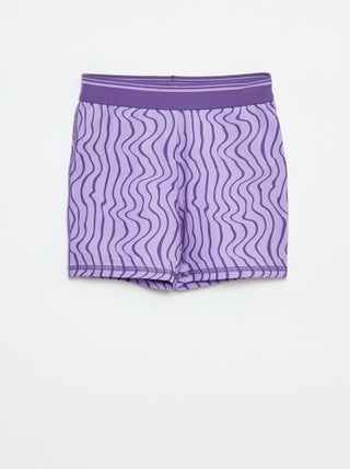 Short tipo ciclista de deporte