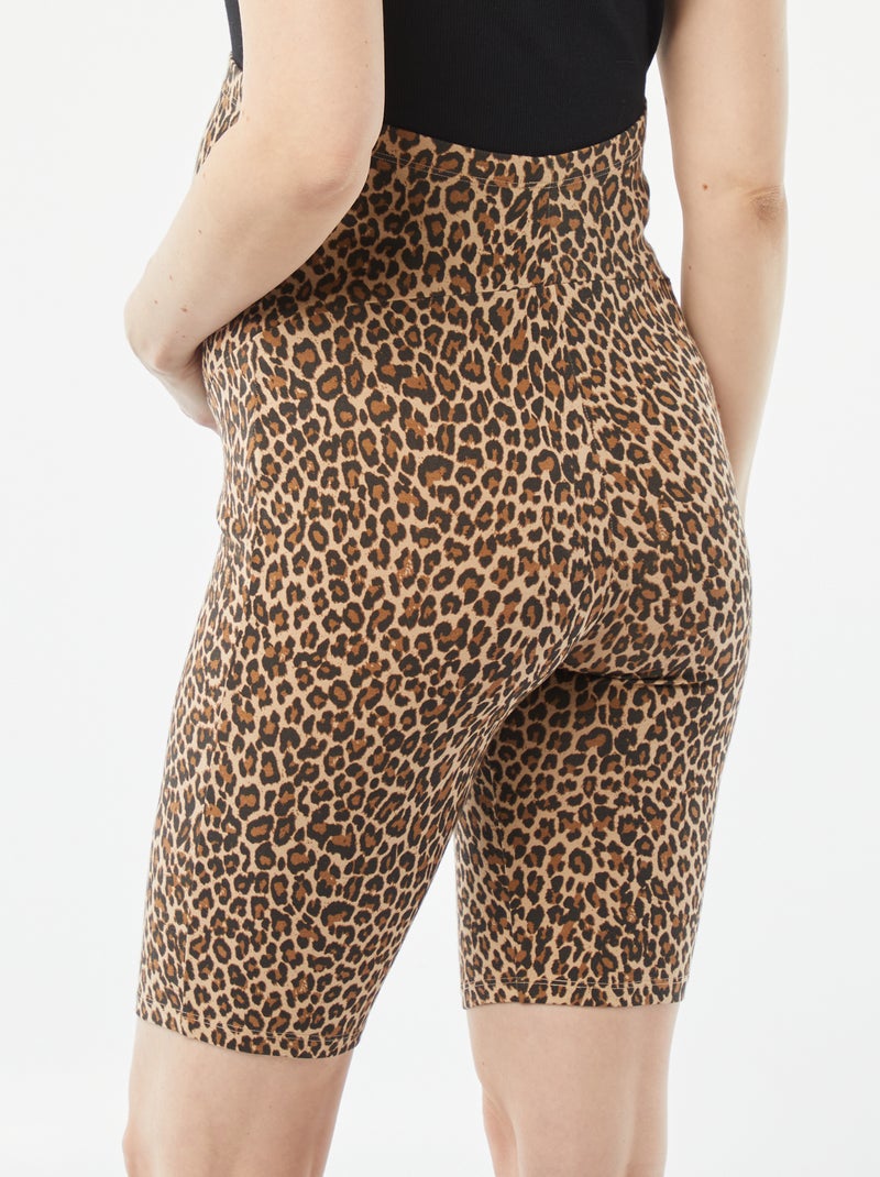 Short tipo ciclista premamá BEIGE - Kiabi