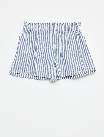 Short vaporoso de rayas