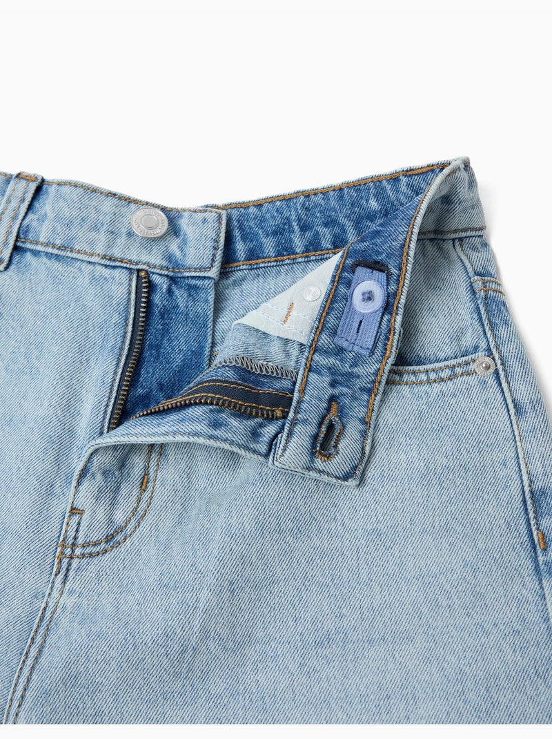 Short vaquero amplio, MO Fashion Azul - Kiabi