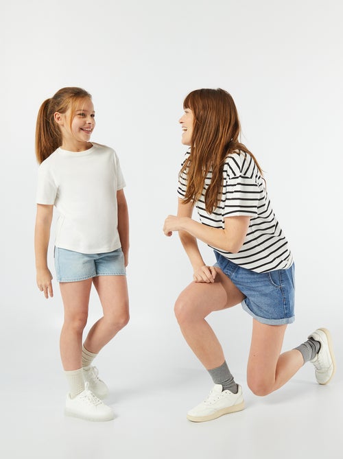 Short vaquero - Kiabi