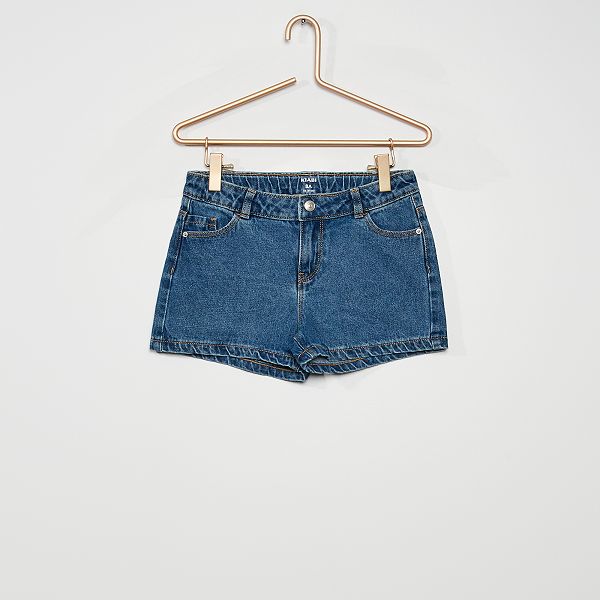 Short vaquero Niña 3-12 años - AZUL - Kiabi - 8,00€