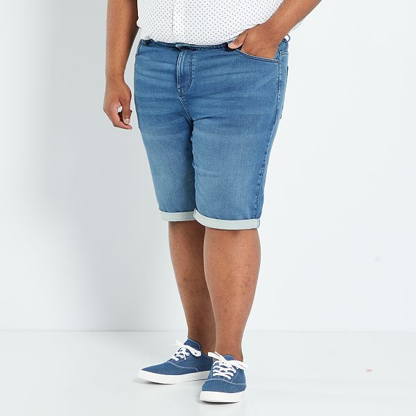 Short vaquero Tallas grandes hombre - AZUL - Kiabi - 25,00€