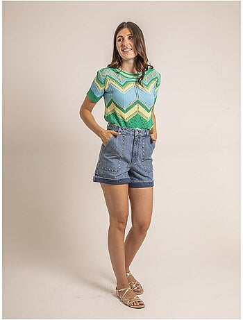 Short vaquero con tachuelas XIMOLI