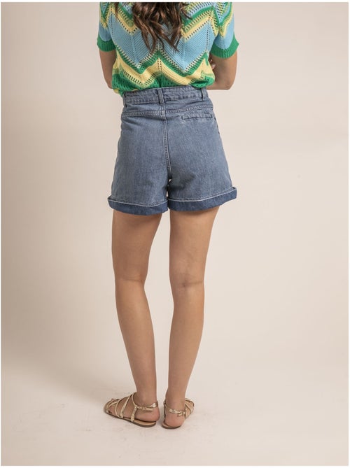 Short vaquero con tachuelas XIMOLI - Kiabi