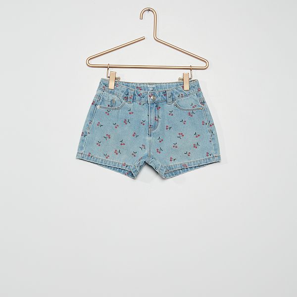 Short vaquero de fantasía Niña 3-12 años - AZUL - Kiabi - 9,00€