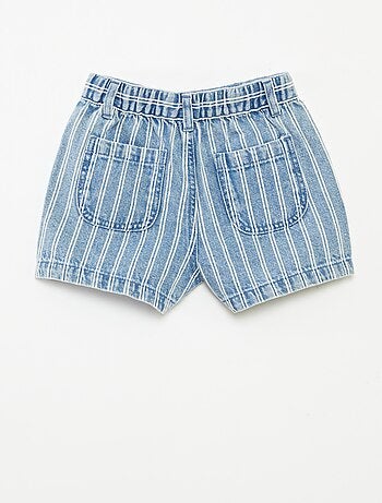 Short vaquero de talle alto