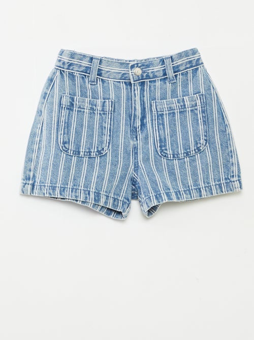 Short vaquero de talle alto - Kiabi
