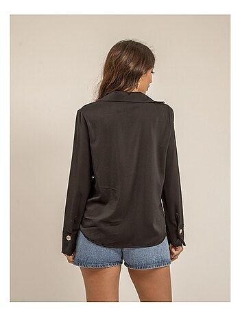 Short vaquero de talle alto con cinturón XINES