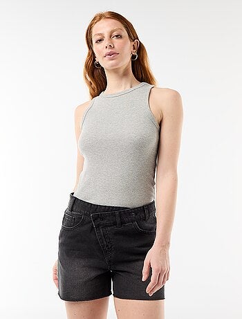 Short vaquero de tiro alto