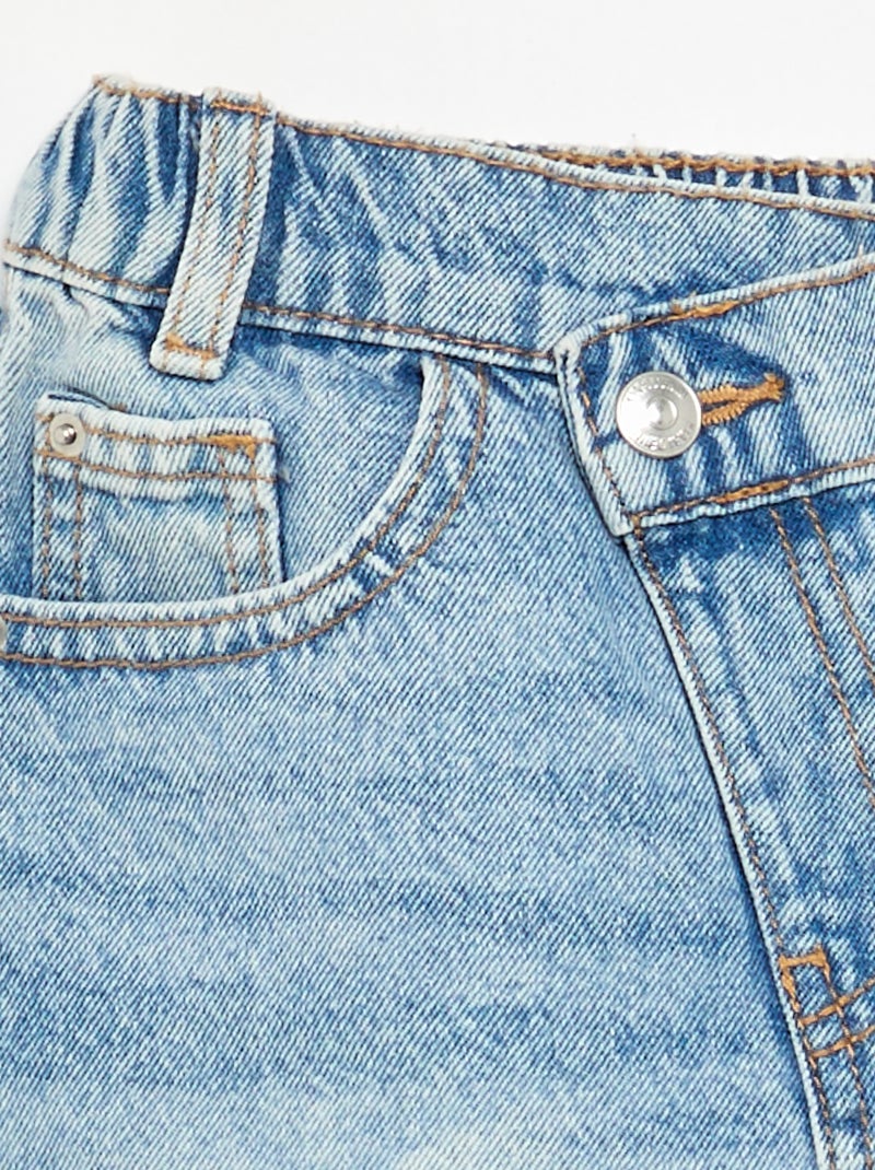 Short vaquero fácil de poner Azul - Kiabi