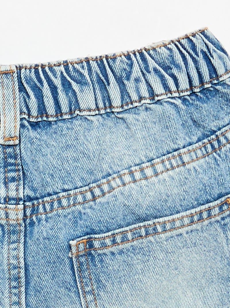 Short vaquero fácil de poner Azul - Kiabi