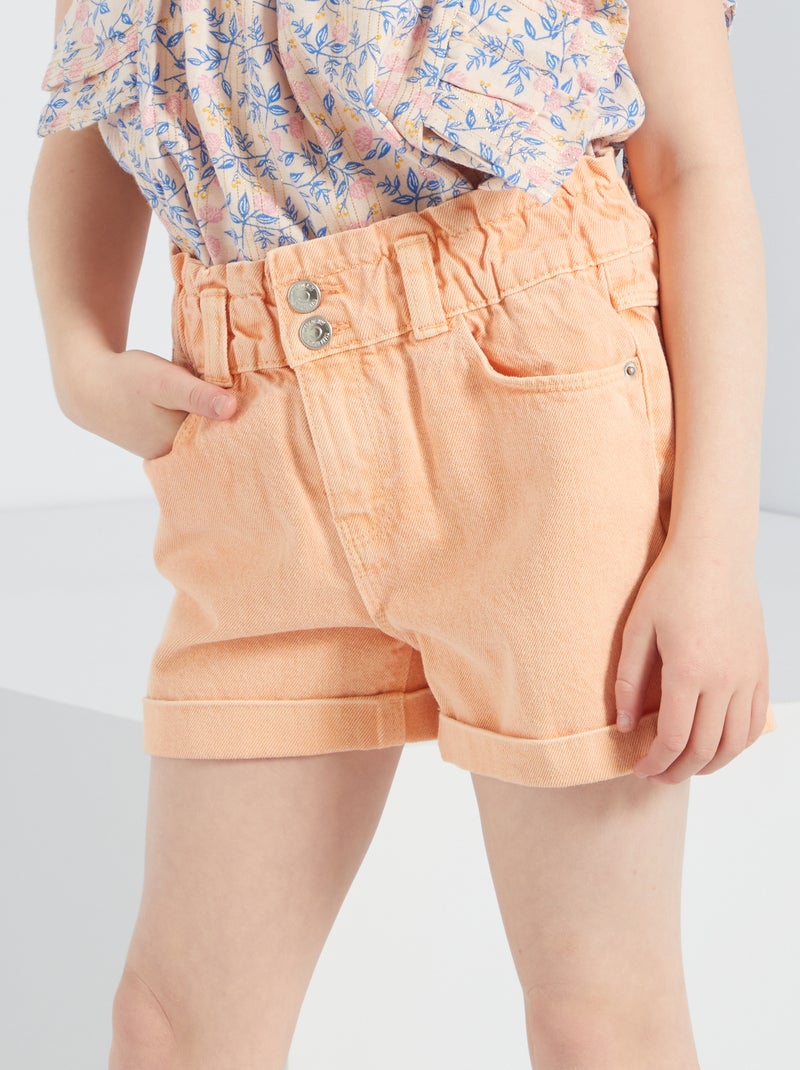 Short vaquero NARANJA - Kiabi