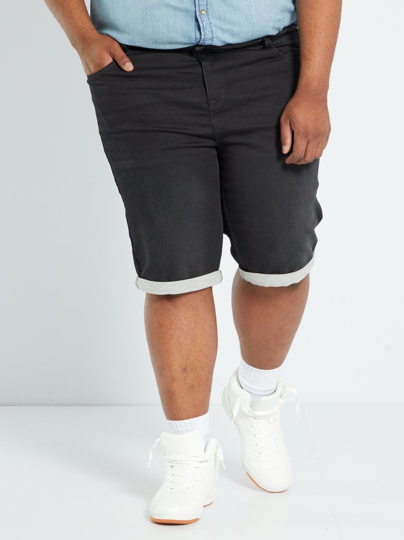 Short vaquero NEGRO - Kiabi