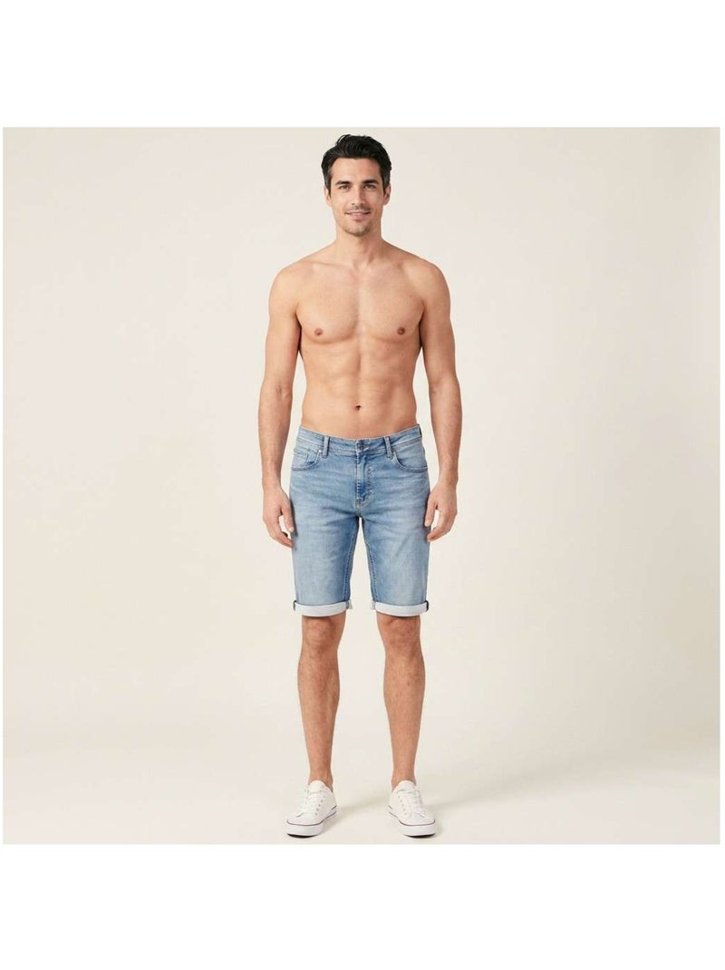 Short Vaquero para Hombre Teddy Smith Azul vaquero - Kiabi
