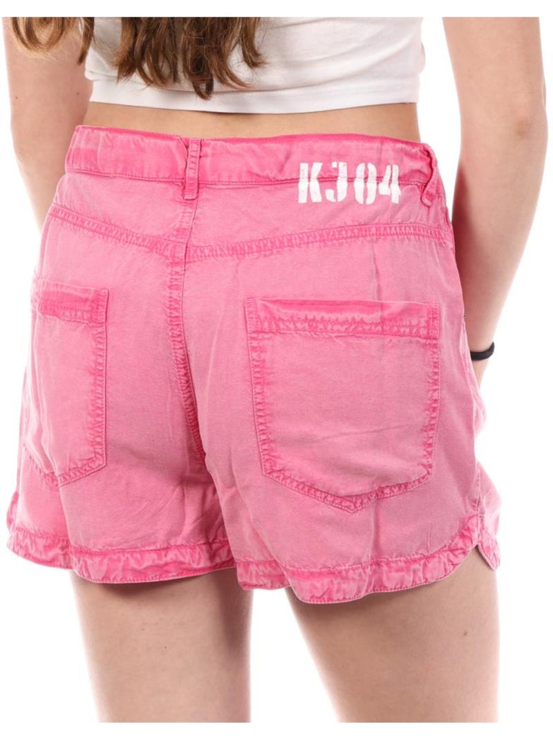 Short vaquero para mujer Kaporal Rosa - Kiabi