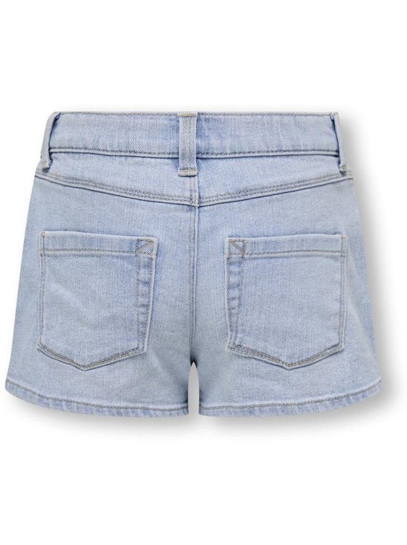 Short Vaquero para Niña Kids ONLY Azul claro - Kiabi