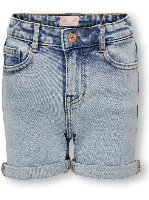Short vaquero para niña Kids ONLY - Kiabi