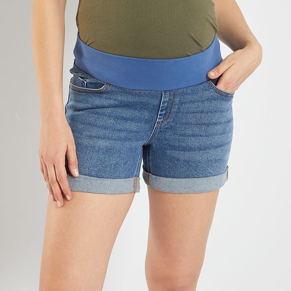 Short vaquero premamá Premamá - AZUL - Kiabi - 19,00€
