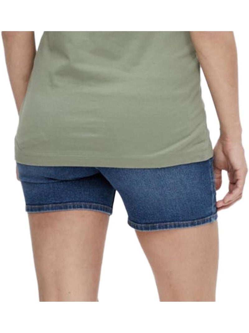 Short Vaquero Premamá Mamalicious Azul - Kiabi