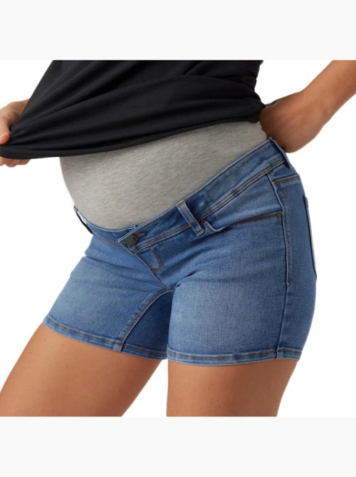 Short Vaquero Premamá Slim Mamalicious - Kiabi