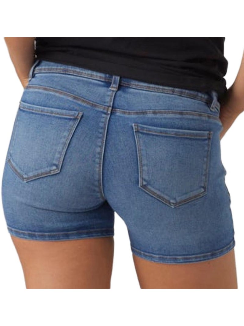 Short vaquero premamá slim mamalicious Azul - Kiabi