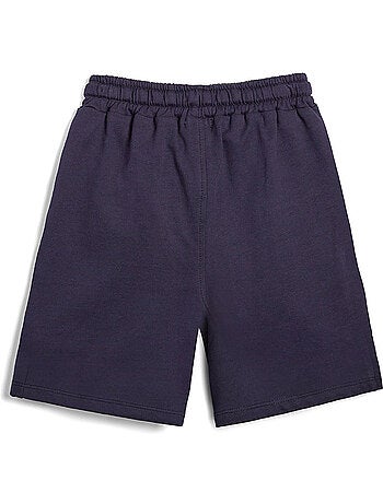 Shorts básicos de niños de algodón en azul marino