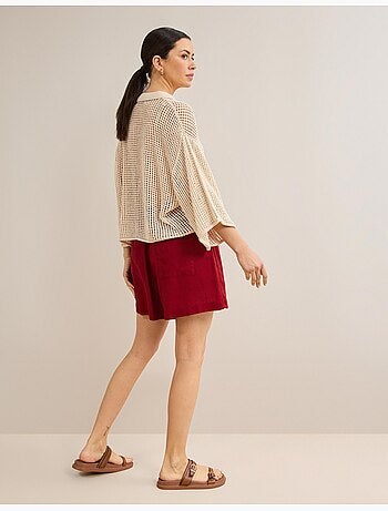 Shorts con lino, MO Fashion