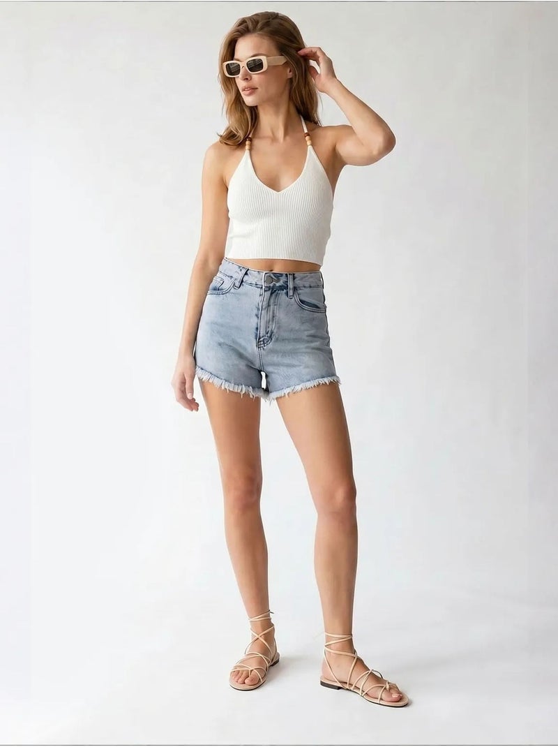 Shorts de algodón mixray Azul claro - Kiabi