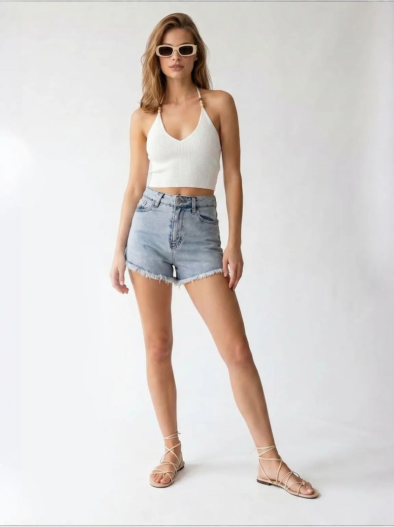 Shorts de algodón mixray Azul claro - Kiabi