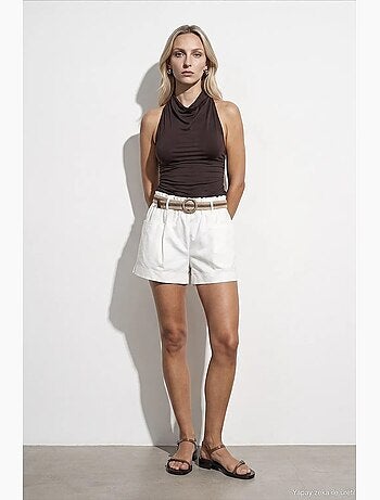 Shorts de algodón y elastano dilvin