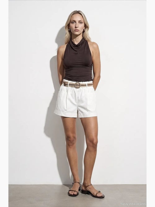 Shorts de algodón y elastano dilvin - Kiabi