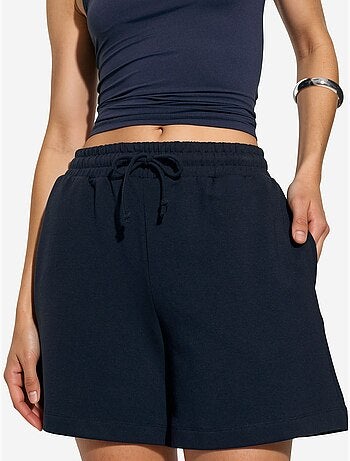Shorts de chándal de tiro medio con cordón busem