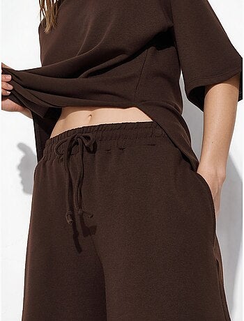 Shorts de chándal de tiro medio con cordón busem