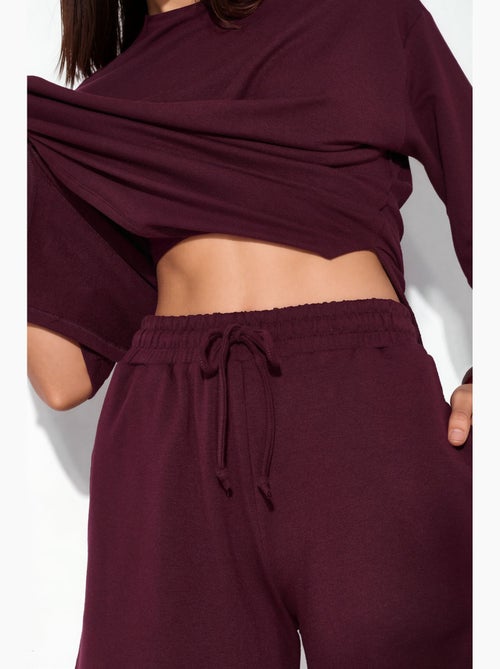 Shorts de chándal de tiro medio con cordón busem - Kiabi Shorts de chándal de tiro medio con cordón busem - Kiabi