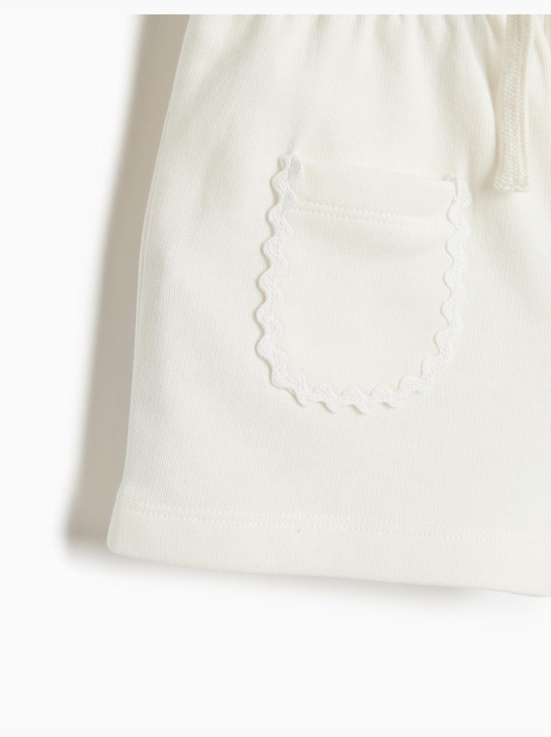 Shorts de felpa, MO Fashion Blanco - Kiabi