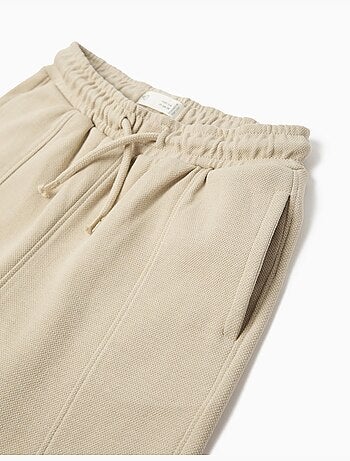 Shorts de felpa texturizados, MO Fashion
