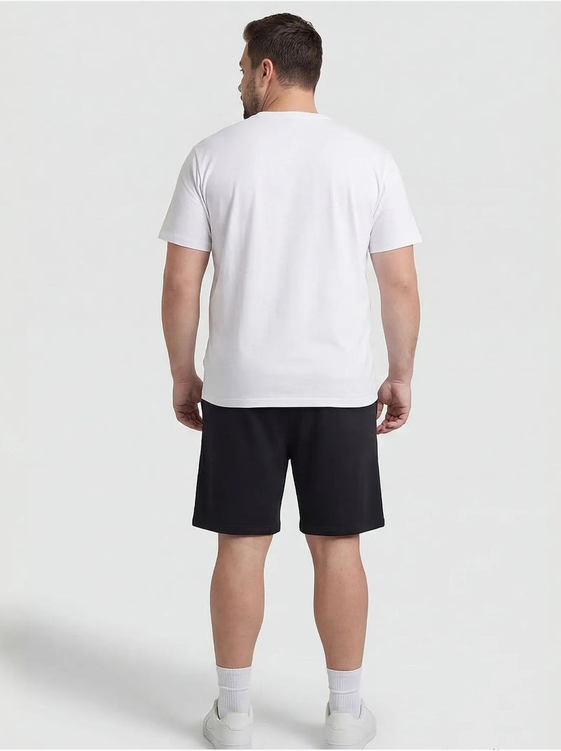 Shorts de hombre de algodón-poliéster tommy Negro - Kiabi