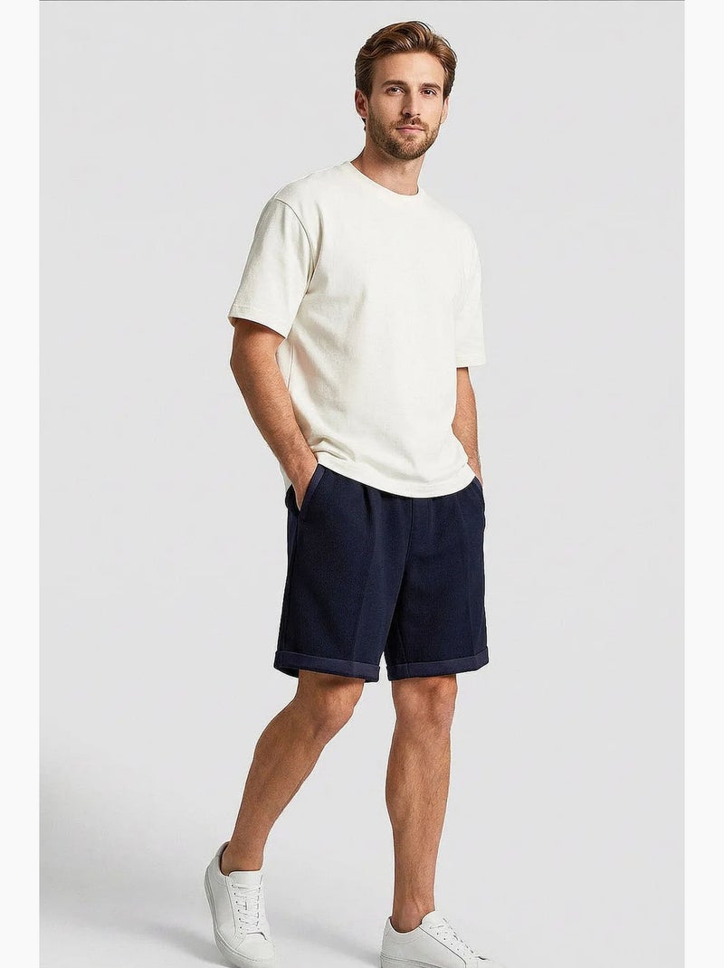 Shorts de hombre de algodón y poliéster tommy Azul marino - Kiabi