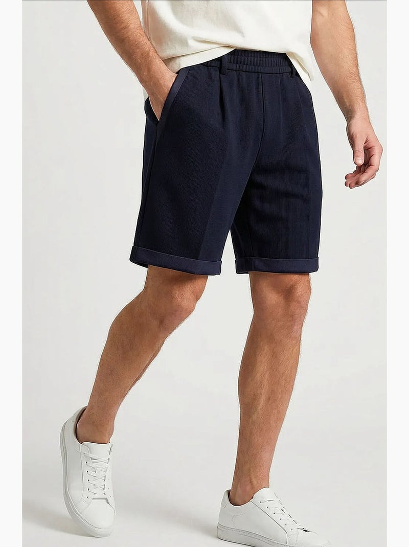 Shorts de hombre de algodón y poliéster tommy Azul marino - Kiabi