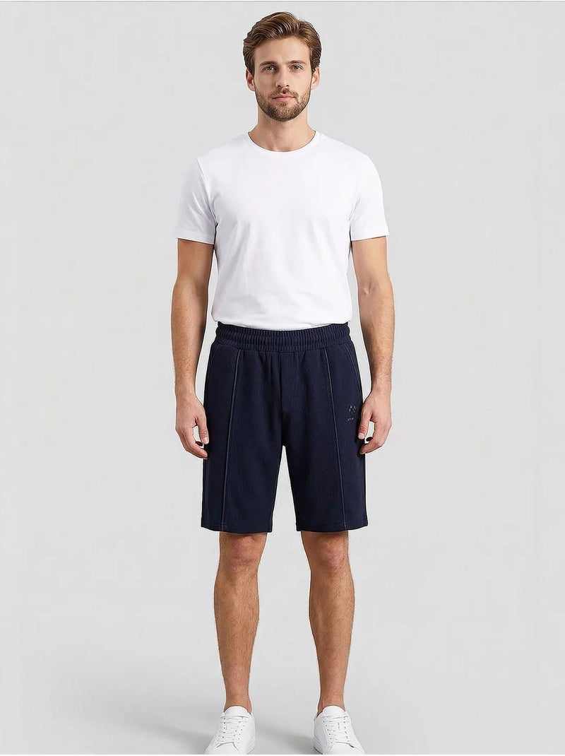 Shorts de hombre de algodón y poliéster tommy Azul marino - Kiabi