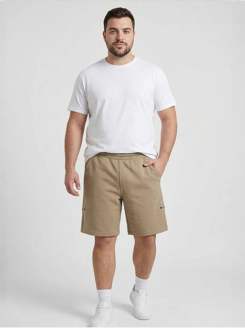 Shorts de hombre de algodón y poliéster tommy Beige arcilla - Kiabi