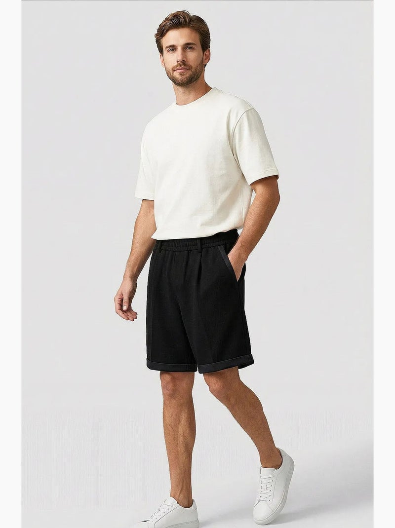 Shorts de hombre de algodón y poliéster tommy Negro - Kiabi