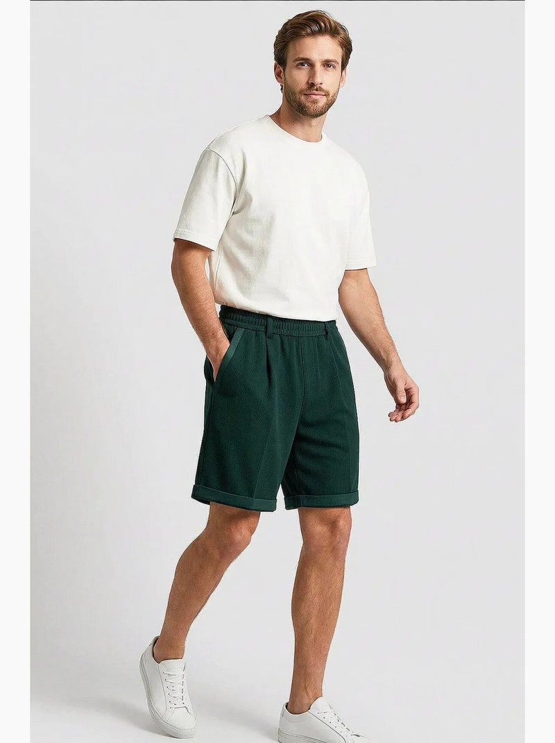 Shorts de hombre de algodón y poliéster tommy Verde oscuro - Kiabi