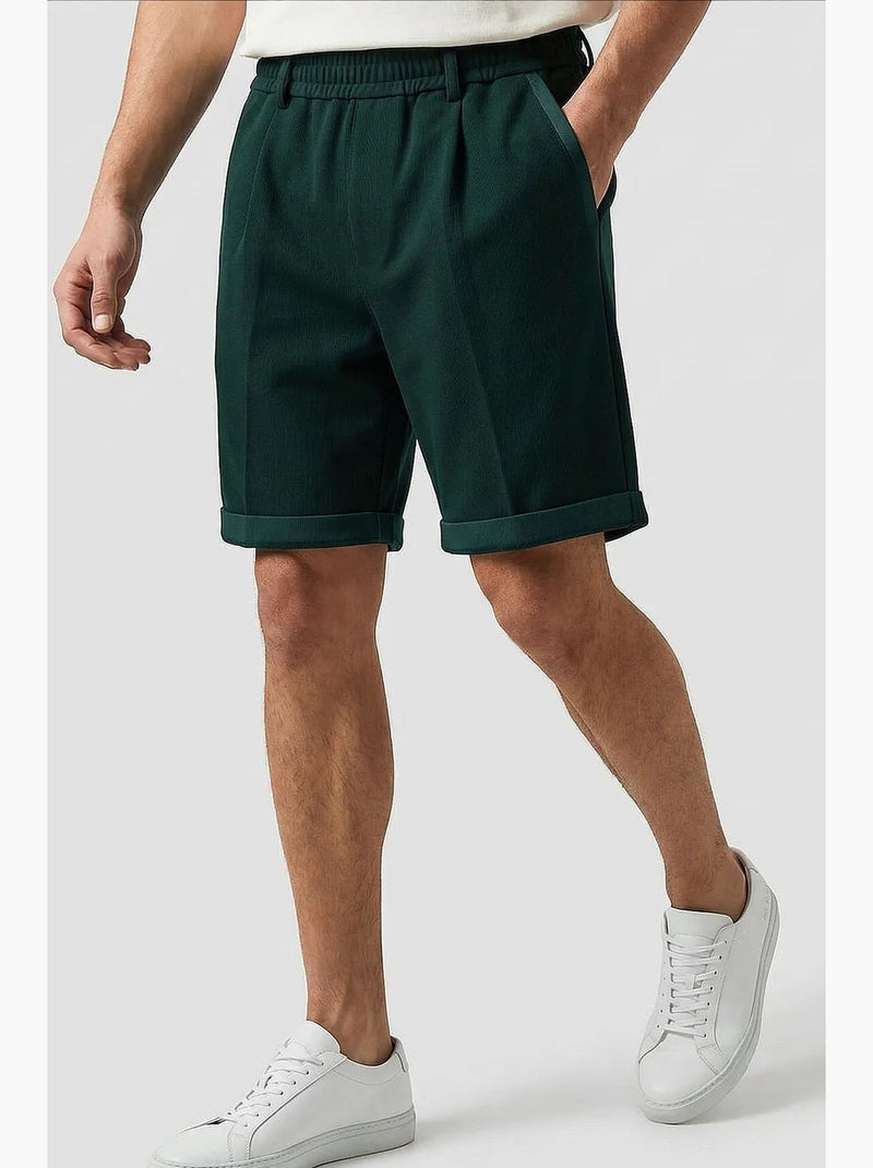 Shorts de hombre de algodón y poliéster tommy Verde oscuro - Kiabi