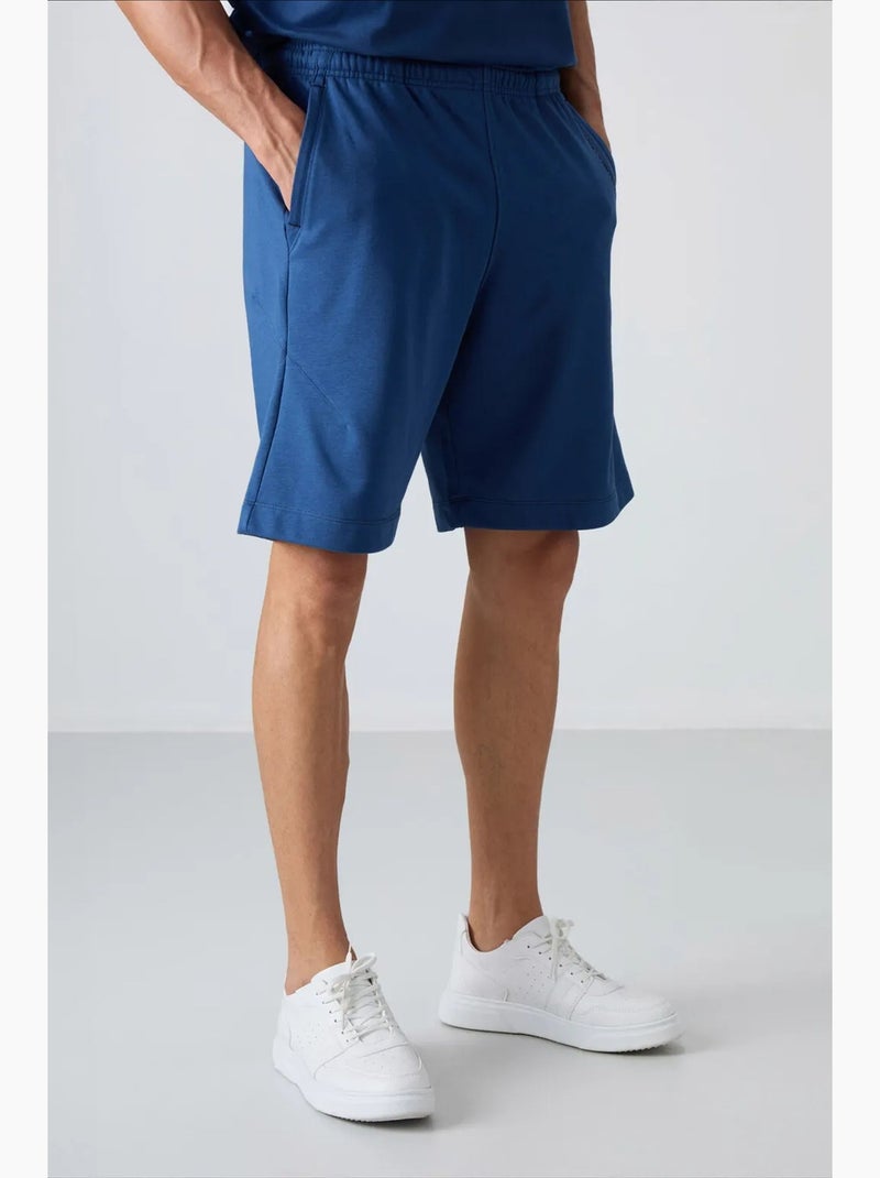 Shorts de hombre de mezcla de algodón tommy Azul - Kiabi