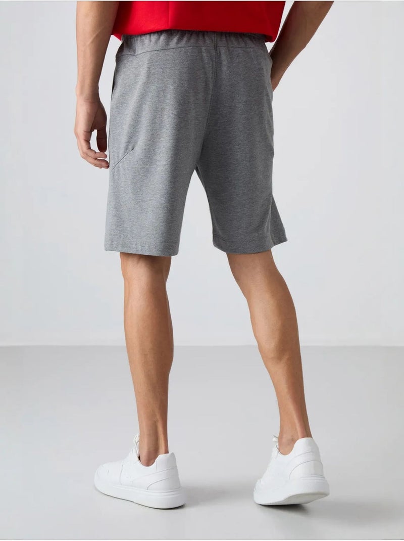 Shorts de hombre de mezcla de algodón tommy Gris - Kiabi