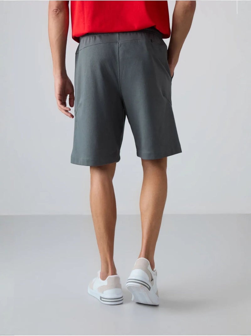 Shorts de hombre de mezcla de algodón tommy Gris negro - Kiabi