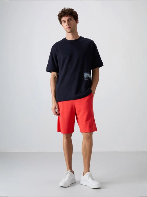 Shorts de hombre de mezcla de algodón tommy - Kiabi Shorts de hombre de mezcla de algodón tommy - Kiabi